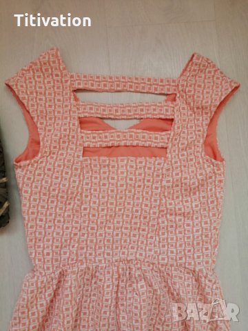 Рокля на квадрати, снимка 4 - Рокли - 28755223