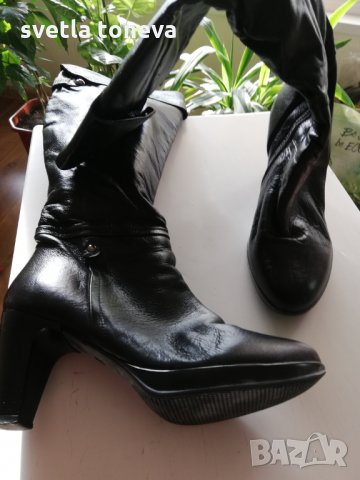 Ботуши естествена кожа, снимка 2 - Дамски ботуши - 27087235