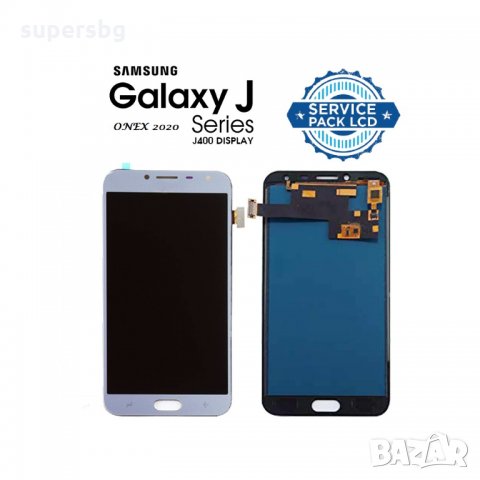Нов 100% Оригинален LCD Дисплей  за Samsung Galaxy J4 SM-J400F + Touch Screen Silver Оригинал Servic