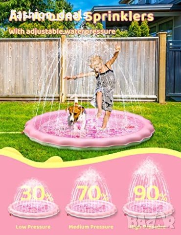 Надуваема играчка Градински воден мат / басейн за бебета и малки деца, снимка 5 - Надуваеми играчки - 40426530