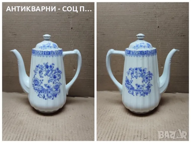Стар Порцеланов Чайник. , снимка 3 - Антикварни и старинни предмети - 47331023