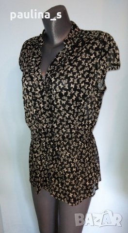 Два различни броя / Уникална туника от копринен шифон "flame" и "Street one" by Gap , снимка 3 - Туники - 14105674