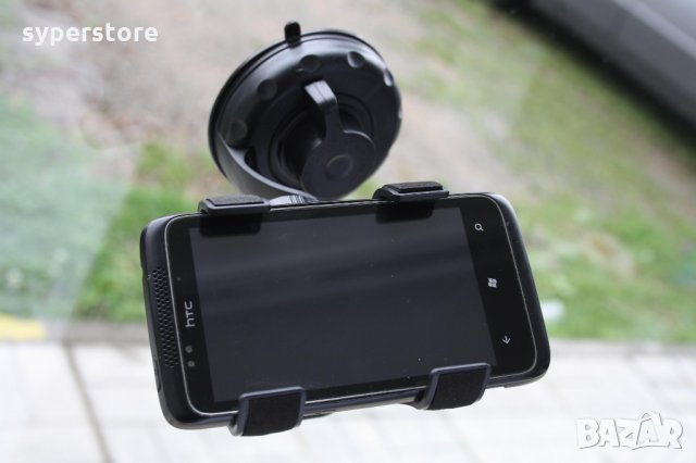 Стойка за Телефон / GPS за кола - универсална H003 тип двойна щипка - смартфони Universal holder for, снимка 3 - Селфи стикове, аксесоари - 34689297