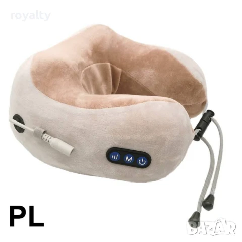 Масажна възглавница за врат с мемори пяна, снимка 4 - Възглавници - 50937687