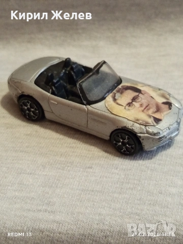 Метална количка спортен модел BMW Z8 за КОЛЕКЦИЯ ДЕКОРАЦИЯ 26518