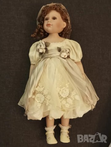 Ръчно изработена керамична,кукловодна кукла 60 см. , снимка 6 - Кукли - 47547470