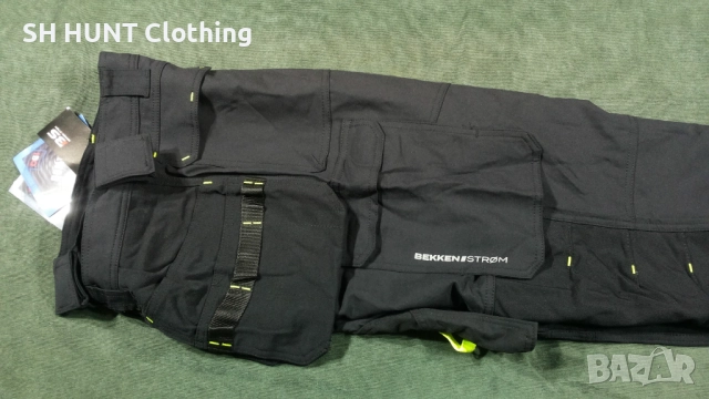 Bekken & Strom 4-VEIS STRETCH SVART Work Wear Pant размер XL еластичен работен панталон W2-3, снимка 4 - Панталони - 52027691