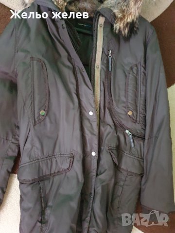 Мъжка парка,L,гугла, заешка кожа, снимка 4 - Якета - 43741124