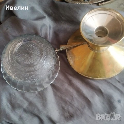 месингова купа,фруктиера арт деко, снимка 6 - Антикварни и старинни предмети - 32859044