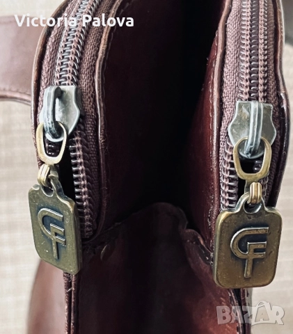 Италианска чанта vintage CLAUDIO FERRICI , снимка 13 - Чанти - 52016862