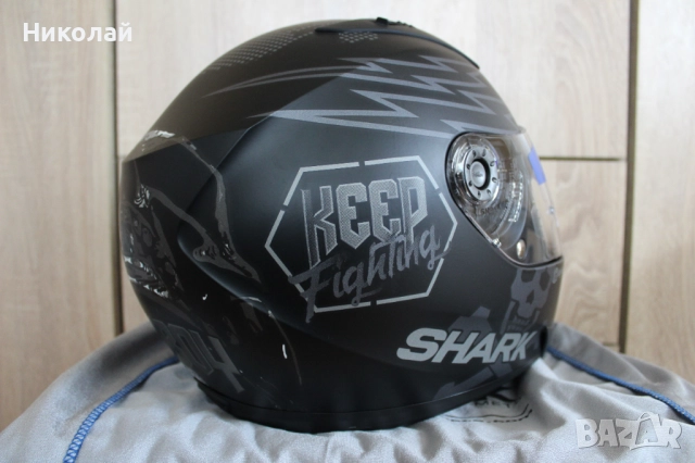 Каска Shark Ridill 1.2 Catalan Bad Boy Mat , снимка 6 - Аксесоари и консумативи - 52330464
