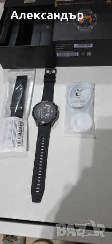 Смарт часовник HUAWEI WATCH GT 5 BLACK, снимка 2 - Смарт часовници - 53399375