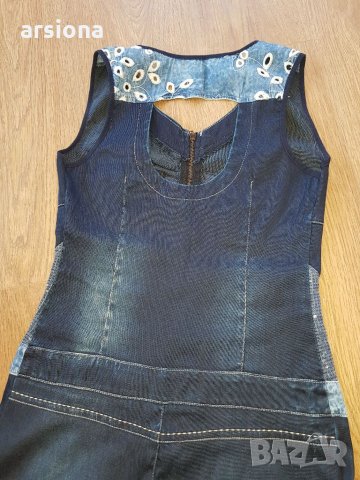 Дълга дънкена рокля Lucy, снимка 6 - Рокли - 32526349