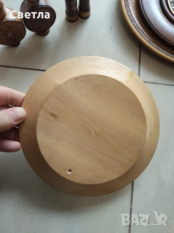 Комплект сувенири от дърво, снимка 4 - Статуетки - 53463351