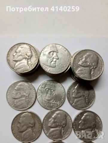 САЩ МОНЕТИ ГОЛЯМ ЛОТ 5 ЦЕНТА 1958 до 2020 г , снимка 4 - Нумизматика и бонистика - 52451361