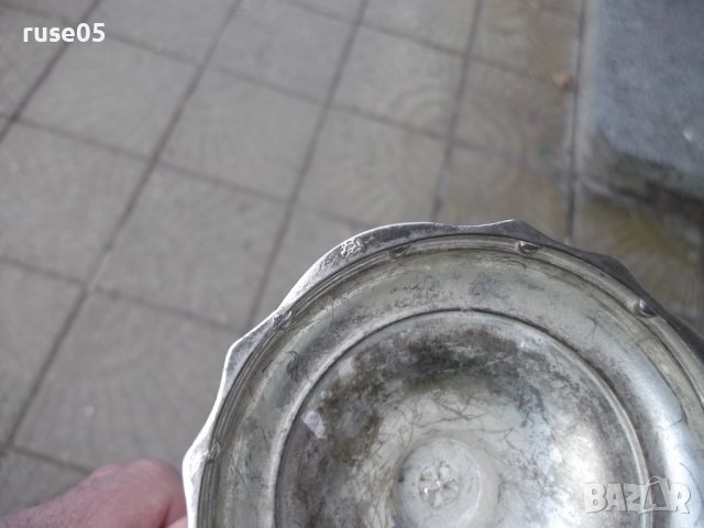 Свещник за три свещи посребрен, снимка 12 - Други ценни предмети - 44034957