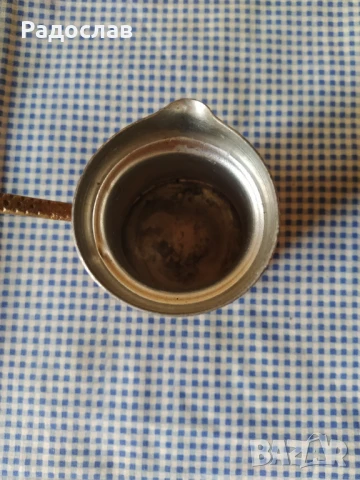 старо медно джезве за кафе, снимка 6 - Съдове за готвене - 51410621