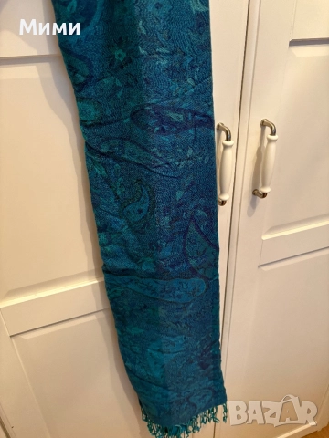 Кашмирен шал, снимка 3 - Шалове - 52847949