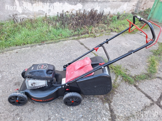 Косачка ALKO Briggs 5к.с. самоходна мулчираща с кош, снимка 5 - Градинска техника - 52749714