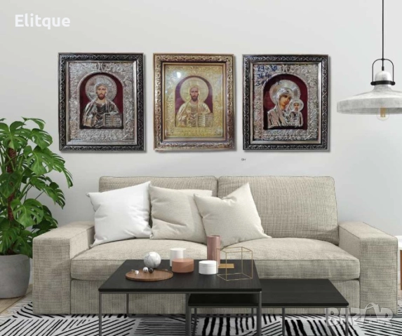 Икона с изискан и стилен дизайн, различни варианти. Размер на иконата: 19х24см.; Размер на кутията: , снимка 7 - Други стоки за дома - 52894842