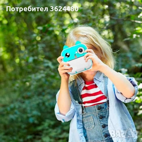 ЗЕЛЕН ДЕТСКИ ФОТОАПАРАТ ЗА МОМЕНТНИ СНИМКИ 4694, снимка 12 - Други - 52632638