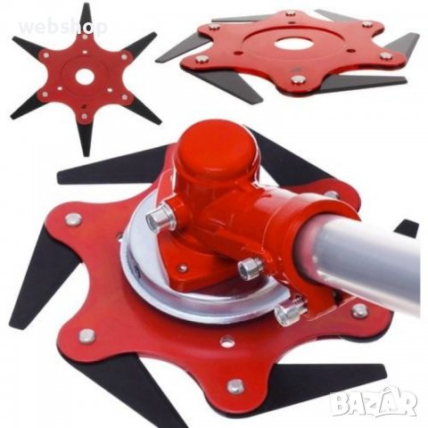 ПРИСТАВКА ЗА КОСАЧКА-ТРИМЕР С 6 ОСТРИЕТА, снимка 6 - Други инструменти - 40004993