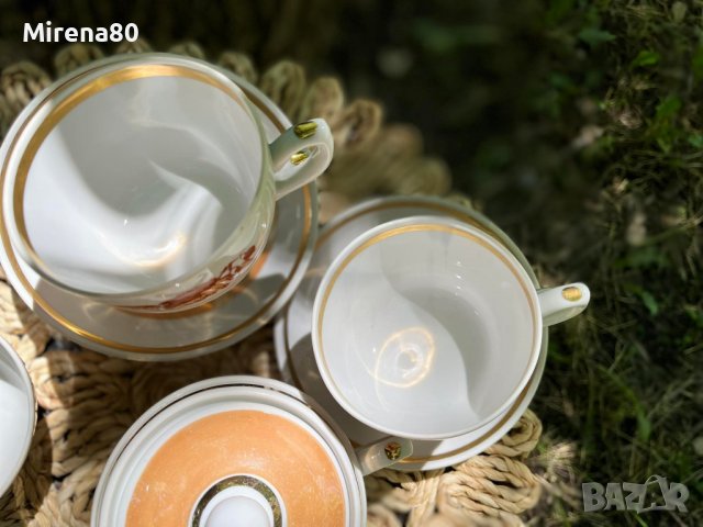 Разкошен руски сервиз за чай, снимка 5 - Сервизи - 37111233