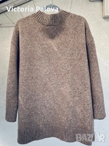 Топла блуза H&M с V деколте, овърсайз, снимка 10 - Блузи с дълъг ръкав и пуловери - 47672792