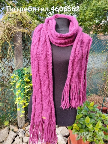 ръчно изработени шалове , снимка 6 - Шалове - 52116992