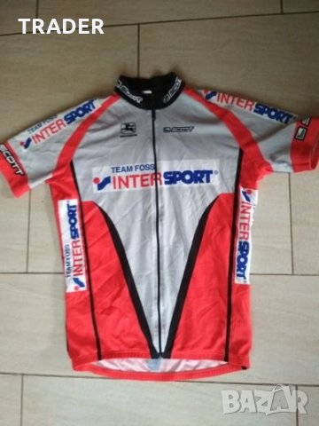 Вело джърси тениска  спортна блуза GIORDANA /  SCOTT , размер L