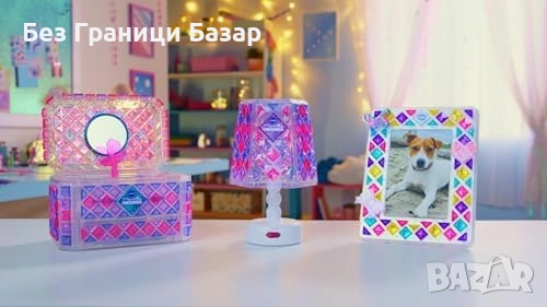 Нов VTech Креативен комплект мозайка лампа със светлинни ефекти за деца, снимка 6 - Образователни игри - 51683550
