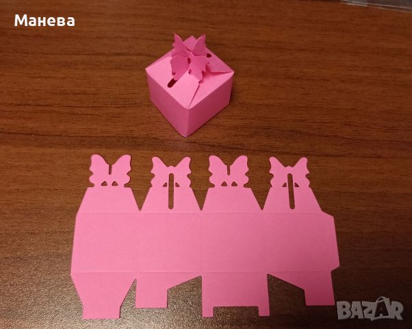 Кутийка за малки подаръчета с пеперуда , снимка 2 - Подаръци за рожден ден - 40449856