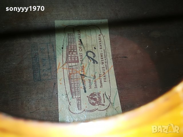поръчана-framus-werke-bavaria made in west germany 0606211115, снимка 15 - Китари - 33119899