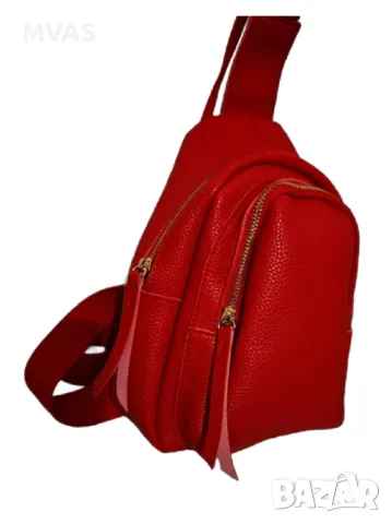 Нова червена крос боди малка раничка, снимка 4 - Раници - 50382168