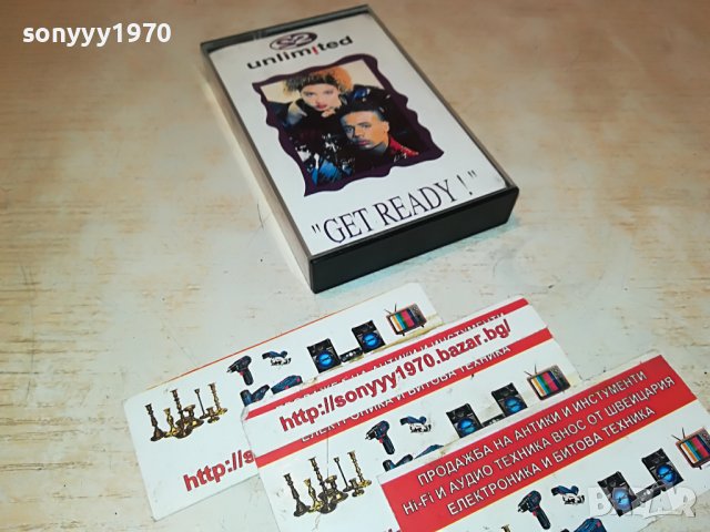 2 UNLIMITED GET READY-КАСЕТА 2111221611, снимка 6 - Аудио касети - 38746772