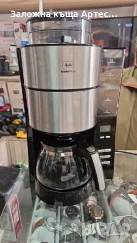 Кафемашина Melitta® AromaFresh1000W, Интегрирана мелница с 3 нива на смилане, Цифров екран, Черен, снимка 10 - Кафемашини - 47654968