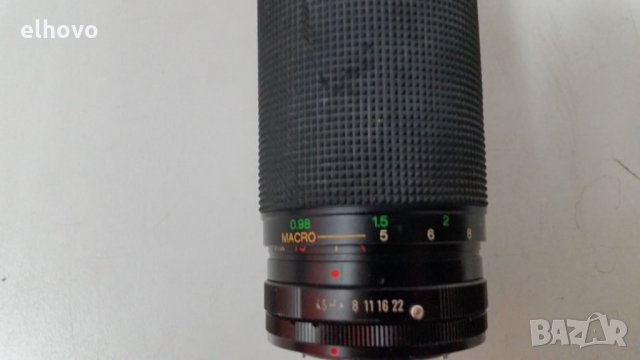 Обектив Vivitar 1:4.5-5.6 75-300mm ⌀58mm , снимка 4 - Обективи и филтри - 27824408