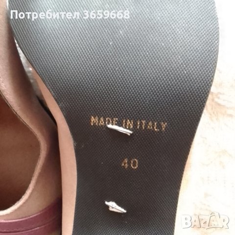 Дамски велурени обувки,размер 40,пепел от рози, снимка 3 - Дамски обувки на ток - 40570585