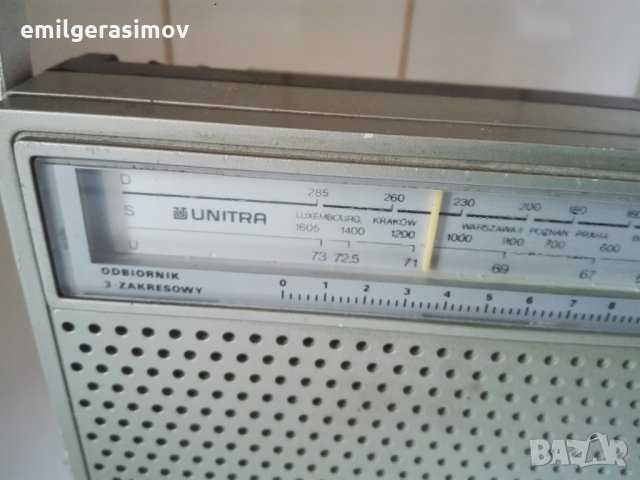  Старо радио UNITRA alicija r 202., снимка 2 - Антикварни и старинни предмети - 34688876