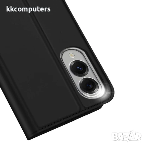 Samsung Galaxy S25 Edgeс DUX DUCIS Кожен Калъф и Протектор, снимка 3 - Калъфи, кейсове - 50615190