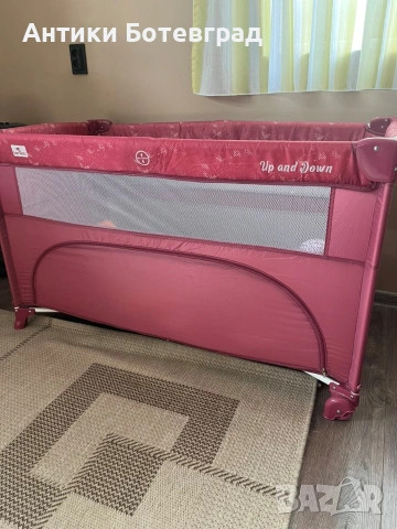 Детско оборудване за момиченце креват и проходилка , снимка 3 - Мебели за детската стая - 53493600