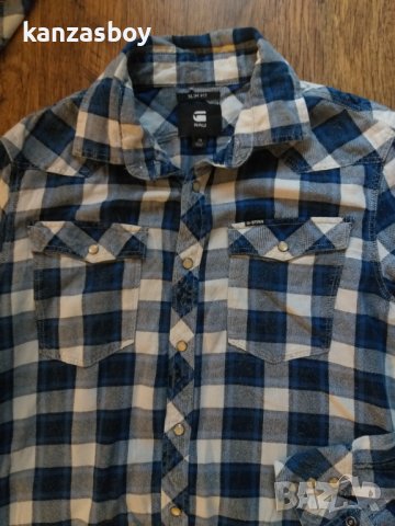 g-star 3301 shirt - страхотна мъжка риза , снимка 4 - Ризи - 43120918