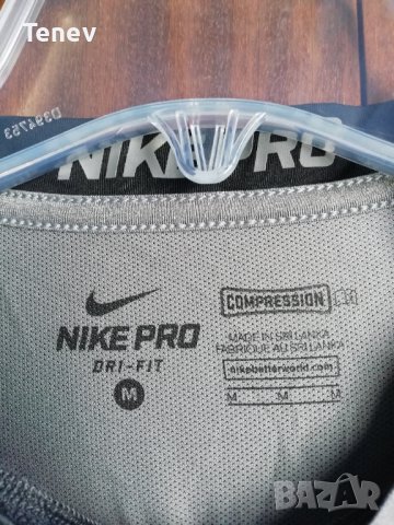 Nike Pro Training Compression оригинална спортна мъжка блуза дълъг ръкав тениска размер М , снимка 5 - Тениски - 39745803