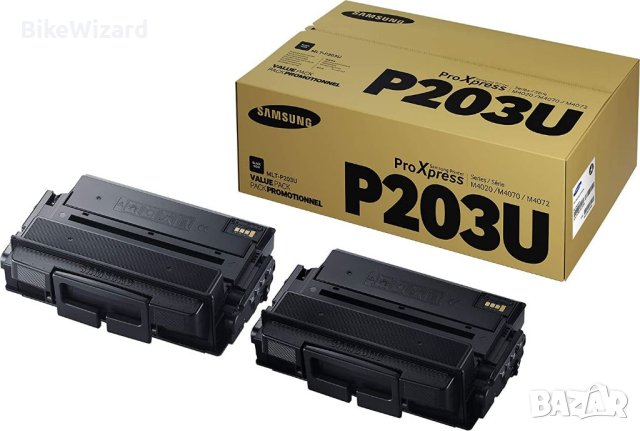 Оригинални тонер касети HP MLT-P203U 15000 страници черни пакет от 2 тонера НОВИ, снимка 1 - Консумативи за принтери - 40596551