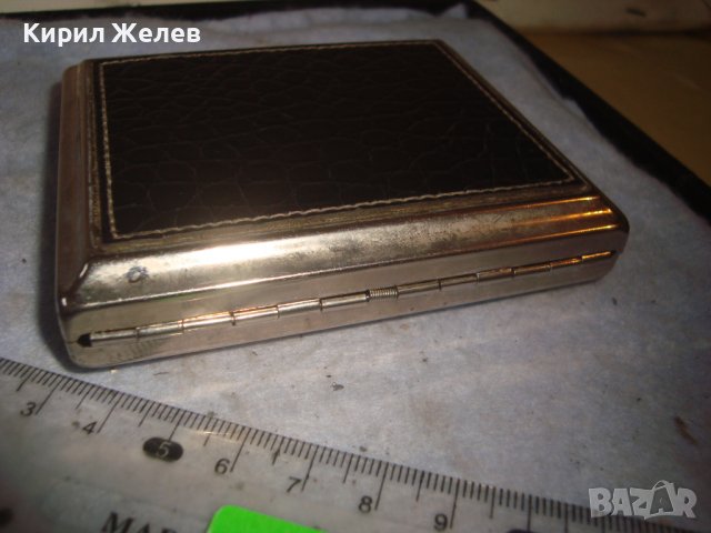 СТИЛНА ВИНТИДЖ СРЕБРИСТА РЕТРО СТИЛ ТАБАКЕРА 32192, снимка 7 - Табакери - 38288950