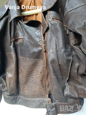 оригинално кожено яке от естествена кожа , снимка 8 - Якета - 47624197