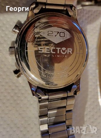 Швейцарски Часовник SECTOR, снимка 3 - Мъжки - 39316894