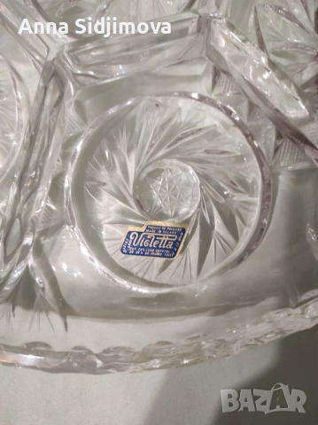 Кристално плато, снимка 3 - Чинии - 52487372