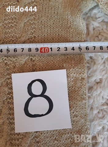 Домашно плетен пуловер № 8, снимка 4 - Други - 32320893