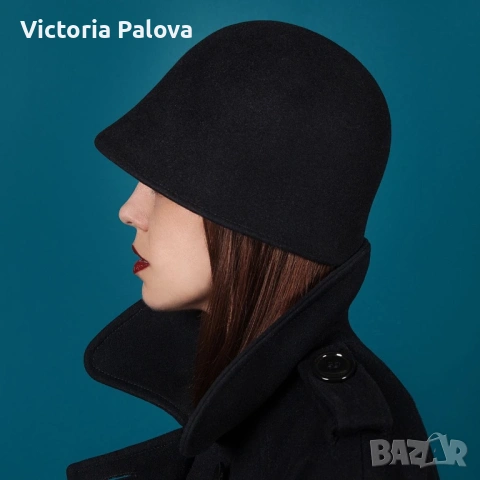 Модерна шапка тип панама ръчна изработка  HUTMANUFAKTUR GERMANY